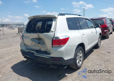 2013 Toyota Highlander Se V6 из США, поврежденный, VIN 5TDZK3EH5DS138640